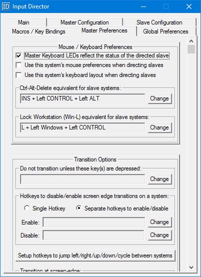 Скриншот 6 программы Input Director