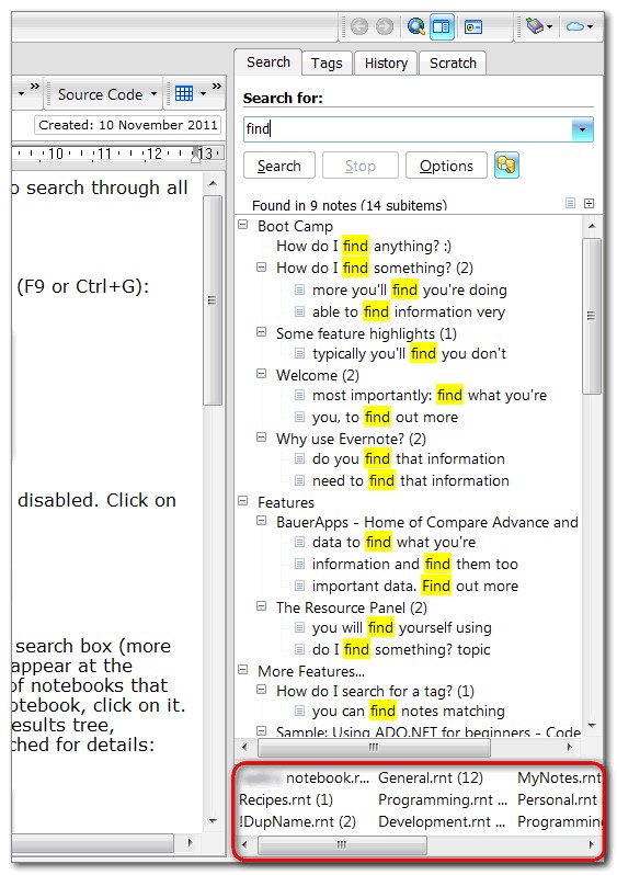Скриншот 6 программы RightNote