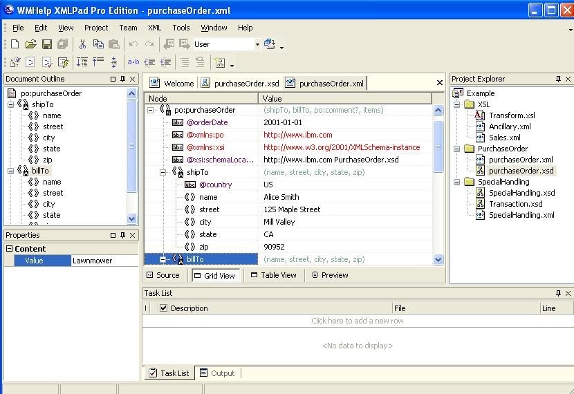 Скриншот 5 программы WMHelp XMLPad