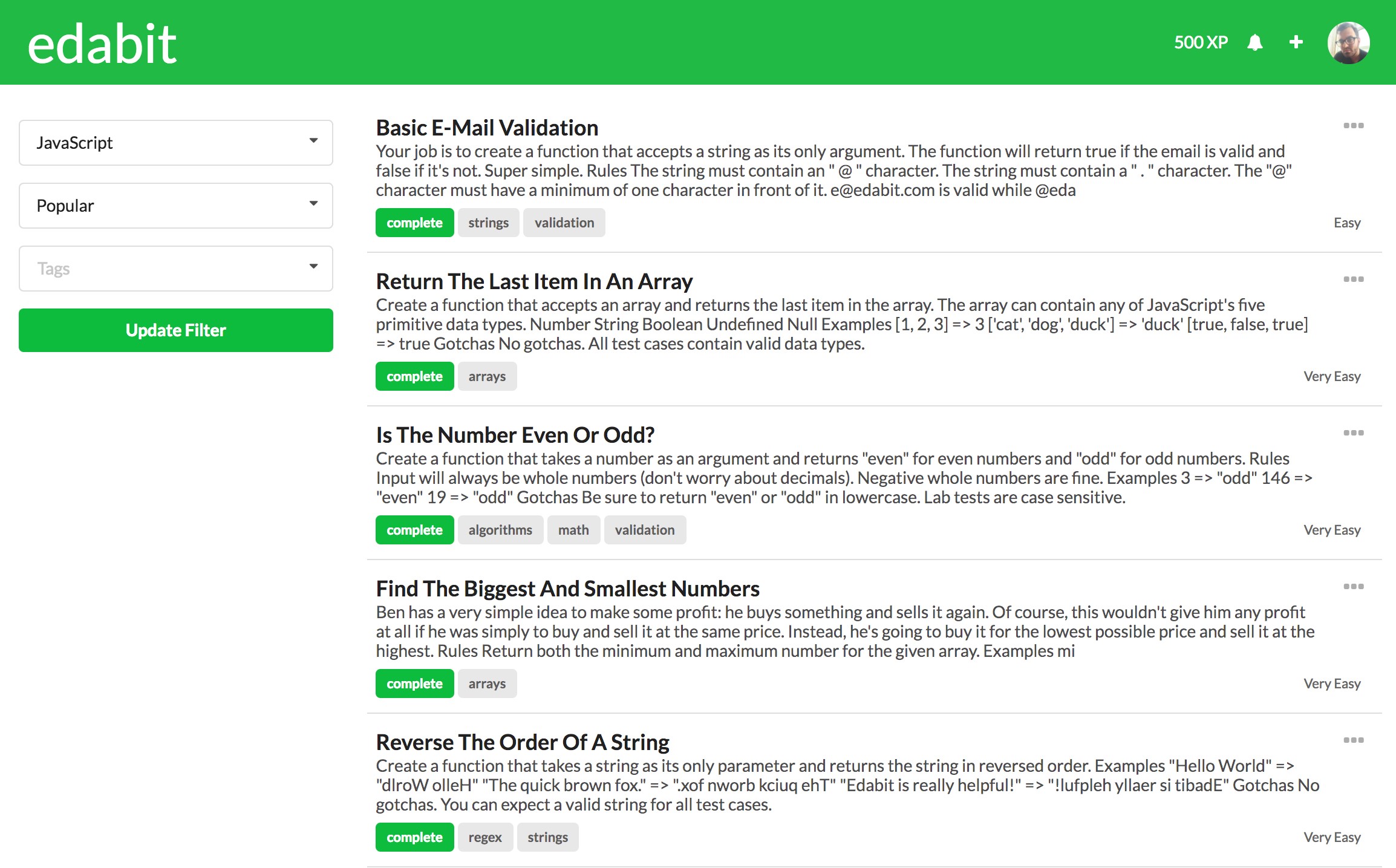 Скриншот 3 программы Edabit.com