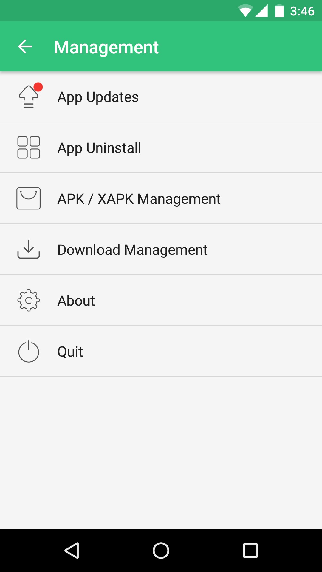Скриншот 4 программы APK Pure