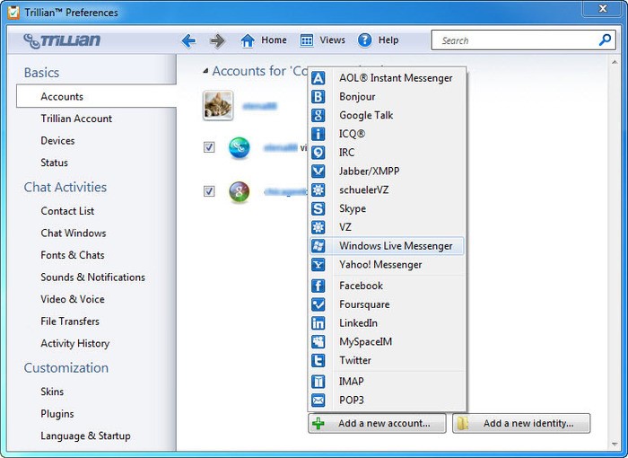 Скриншот 5 программы Trillian