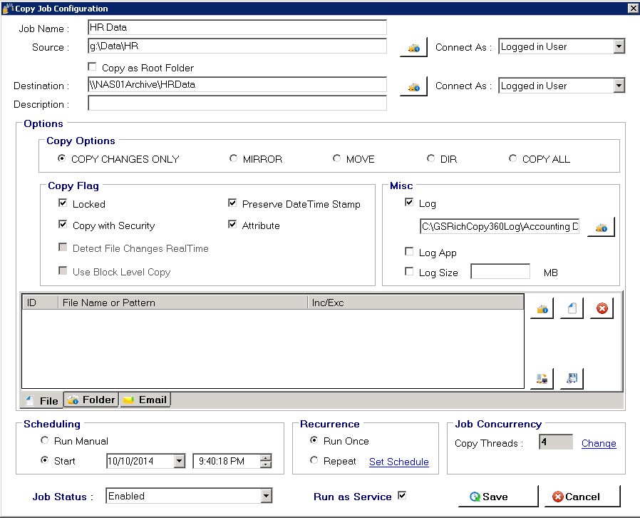Скриншот 6 программы GS RichCopy 360
