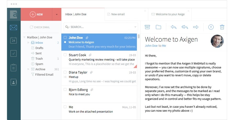 Скриншот 4 программы Axigen
