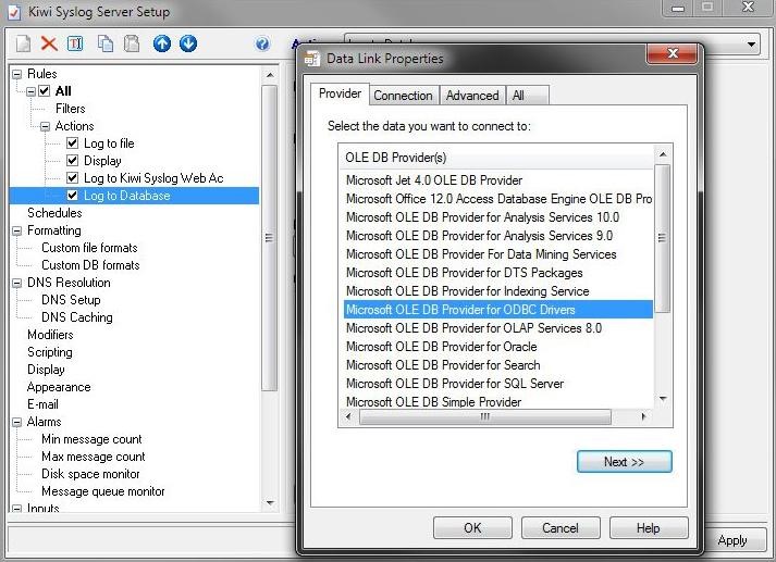 Скриншот 4 программы Kiwi Syslog Server