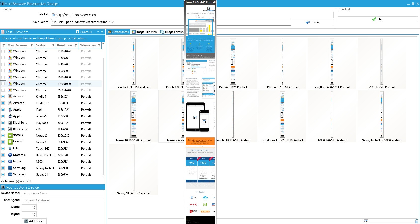 Скриншот 5 программы MultiBrowser