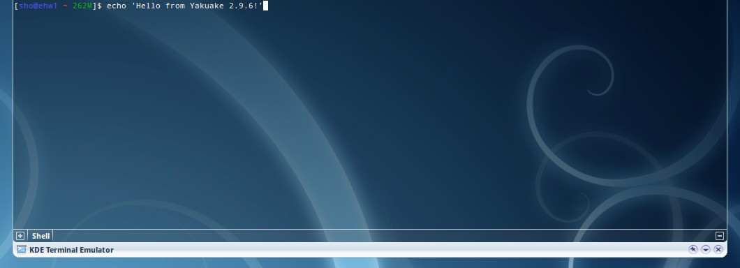 Скриншот 3 программы Yakuake