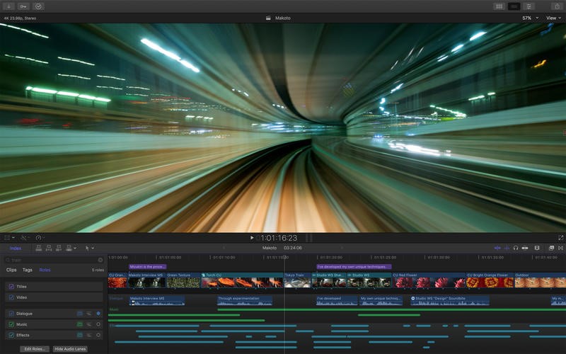 Скриншот 5 программы Final Cut Pro X