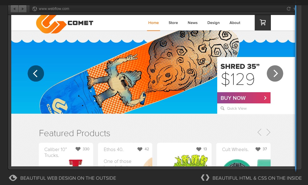 Скриншот 2 программы Webflow